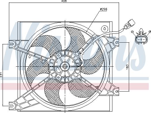 Nissens  85085 - Fen, radiator furqanavto.az