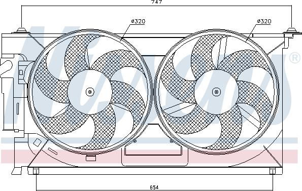 Nissens 85083 - Fen, radiator furqanavto.az