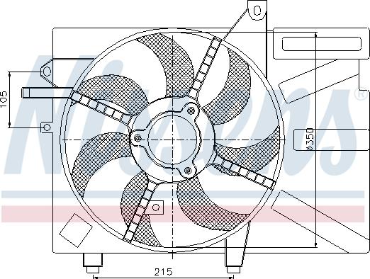 Nissens 85035 - Fen, radiator furqanavto.az