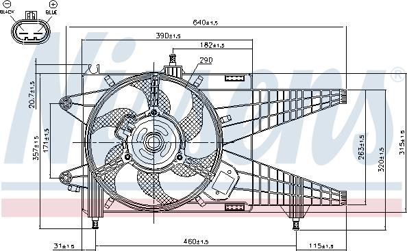 Nissens 85137 - Fen, radiator furqanavto.az