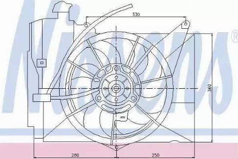 Nissens 85230 - Fen, radiator furqanavto.az