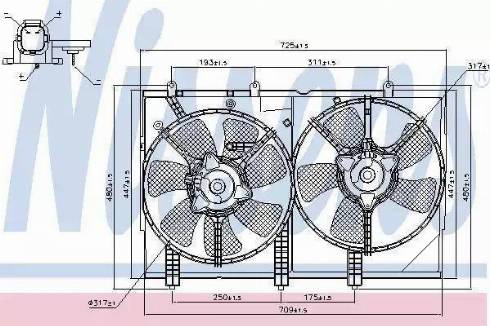 Nissens 85276 - Fen, radiator furqanavto.az