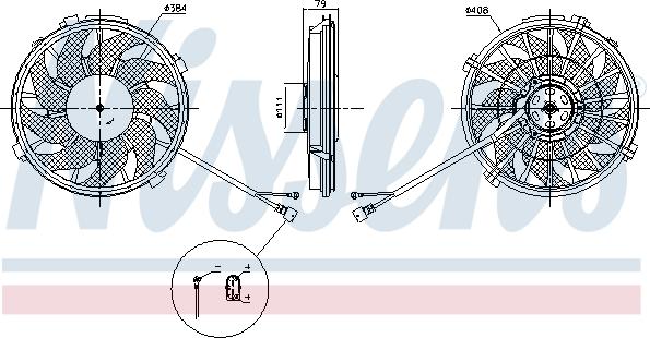 Nissens 85753 - Fen, radiator furqanavto.az