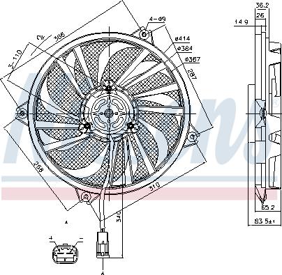 Nissens 85789 - Fen, radiator furqanavto.az