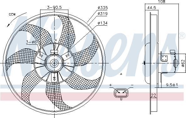 Nissens 85781 - Fen, radiator furqanavto.az