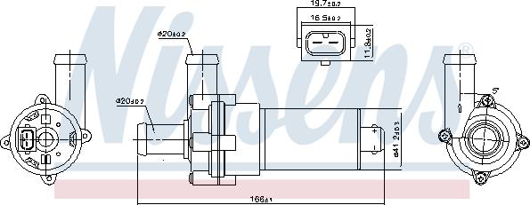 Nissens 831051 - Su nasosu furqanavto.az