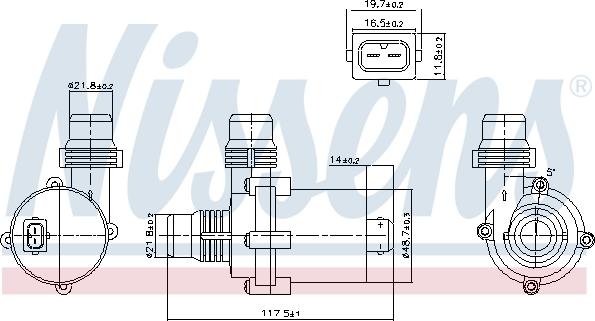 Nissens 831119 - Su nasosu furqanavto.az