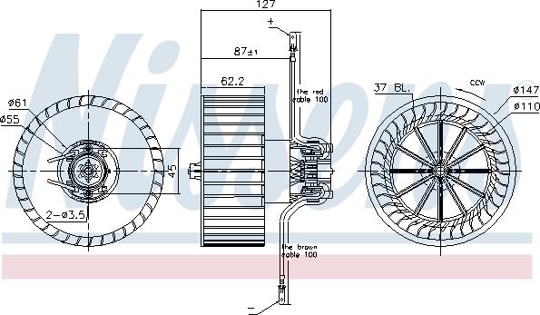 Nissens 87402 - Daxili üfleyici furqanavto.az