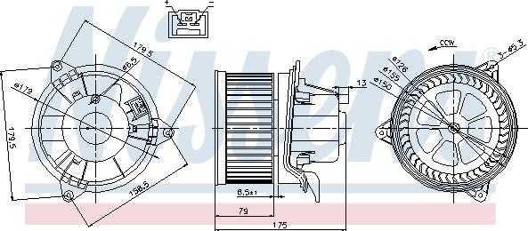 Nissens 87027 - Daxili üfleyici furqanavto.az