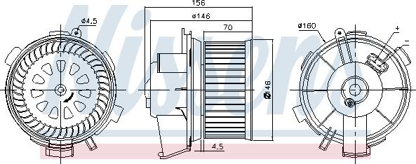 Nissens 87181 - Daxili üfleyici furqanavto.az