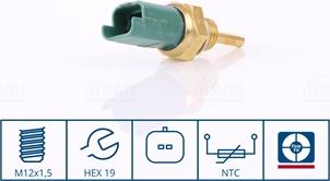 Nissens 207004 - Sensor, soyuducu suyun temperaturu furqanavto.az