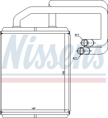 Nissens 77528 - İstilik dəyişdiricisi, daxili isitmə furqanavto.az