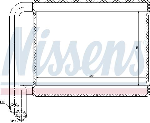 Nissens 77527 - İstilik dəyişdiricisi, daxili isitmə www.furqanavto.az