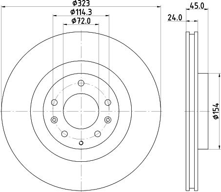 Nisshinbo ND5035K - Əyləc Diski furqanavto.az