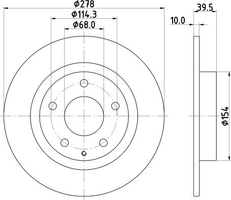 Nisshinbo ND5032K - Əyləc Diski furqanavto.az