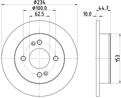 Nisshinbo ND6095K - Əyləc Diski furqanavto.az