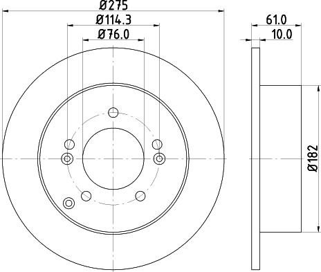 Nisshinbo ND6092K - Əyləc Diski furqanavto.az