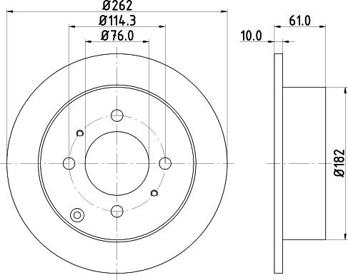 Nisshinbo ND6005 - Əyləc Diski furqanavto.az