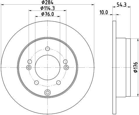 Nisshinbo ND6003K - Əyləc Diski furqanavto.az