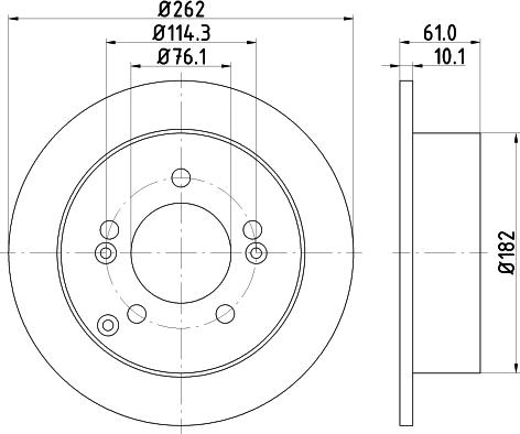 Nisshinbo ND6002K - Əyləc Diski furqanavto.az