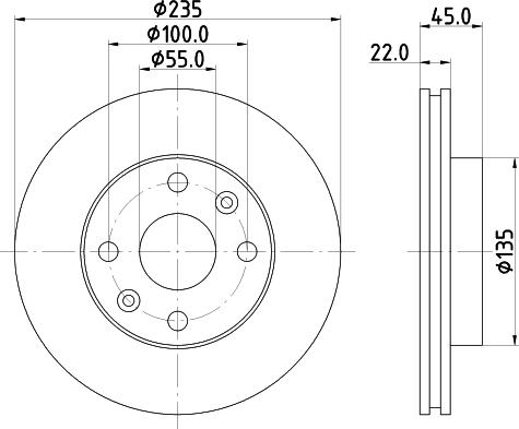 Nisshinbo ND6016K - Əyləc Diski furqanavto.az