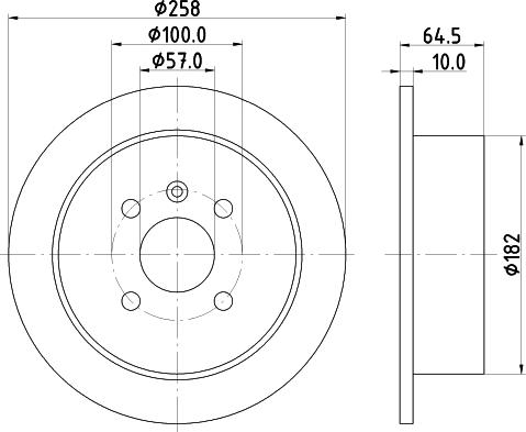 Nisshinbo ND6082 - Əyləc Diski furqanavto.az