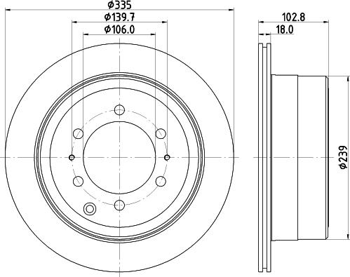 Nisshinbo ND1090K - Əyləc Diski furqanavto.az