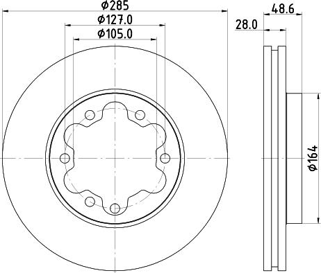 Nisshinbo ND1049 - Əyləc Diski furqanavto.az