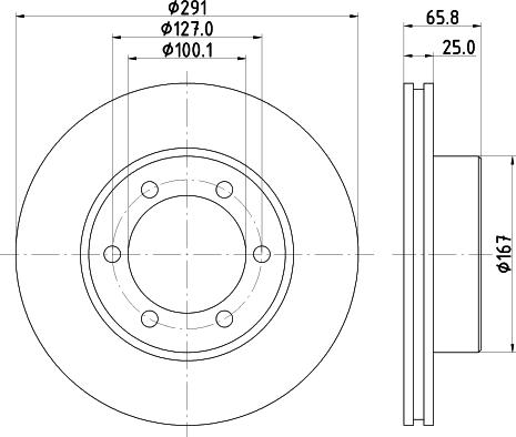 Nisshinbo ND1068K - Əyləc Diski furqanavto.az