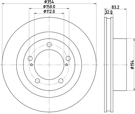 Nisshinbo ND1127K - Əyləc Diski furqanavto.az