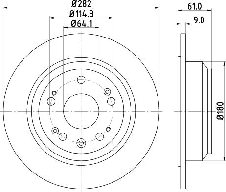 Nisshinbo ND8008K - Əyləc Diski furqanavto.az