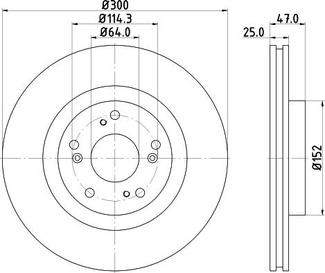 Nisshinbo ND8039K - Əyləc Diski furqanavto.az