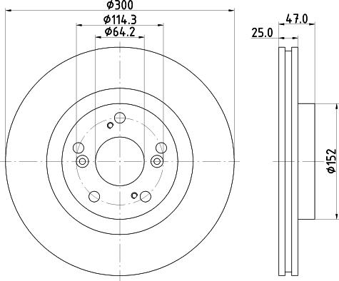 Nisshinbo ND8023K - Əyləc Diski furqanavto.az