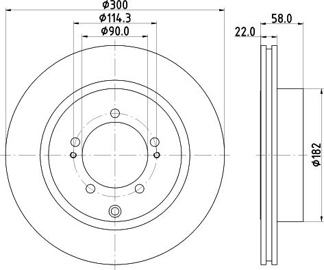 Nisshinbo ND3006K - Əyləc Diski furqanavto.az