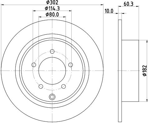 Nisshinbo ND3039K - Əyləc Diski furqanavto.az