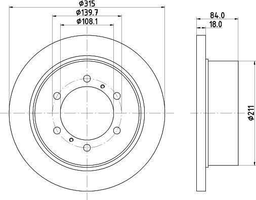 Nisshinbo ND3035 - Əyləc Diski furqanavto.az