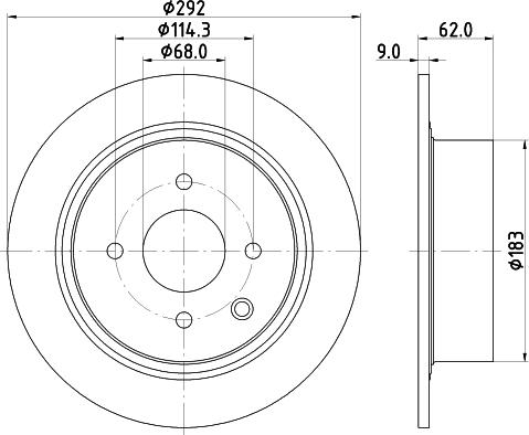 Nisshinbo ND2046K - Əyləc Diski furqanavto.az