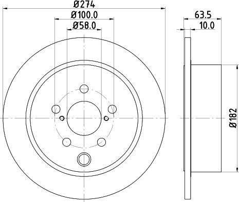 Nisshinbo ND7009K - Əyləc Diski furqanavto.az