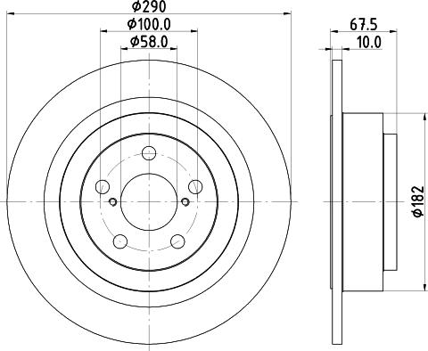 Nisshinbo ND7001K - Əyləc Diski furqanavto.az