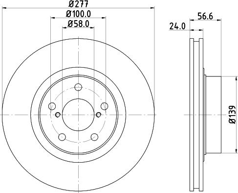 Nisshinbo ND7003K - Əyləc Diski furqanavto.az