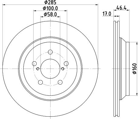 Nisshinbo ND7017K - Əyləc Diski furqanavto.az