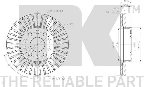 NK 3147166 - Əyləc Diski furqanavto.az