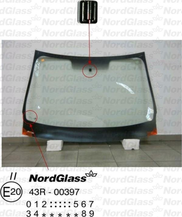 NordGlass 4044481 - Qabaq şüşəsi furqanavto.az