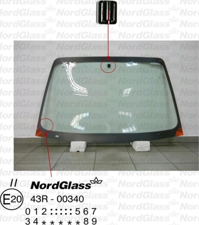 NordGlass 4043363 - Qabaq şüşəsi furqanavto.az