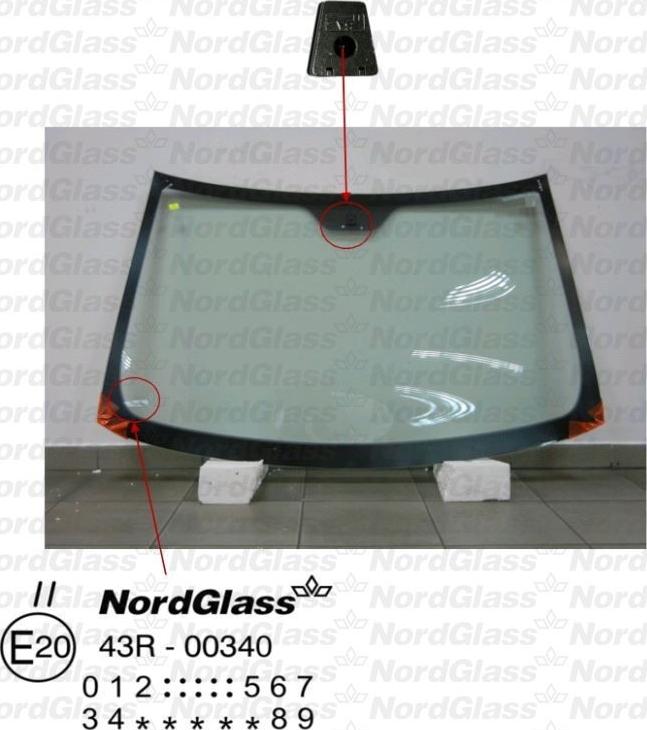 NordGlass 4043225 - Qabaq şüşəsi furqanavto.az