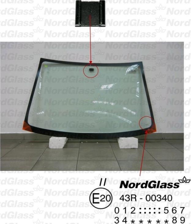 NordGlass 4043226 - Qabaq şüşəsi furqanavto.az