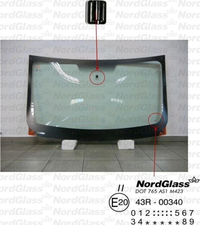 NordGlass 4043707 - Qabaq şüşəsi furqanavto.az