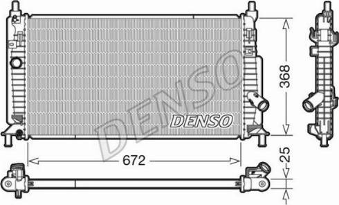 NPS DRM44034 - Radiator, mühərrikin soyudulması furqanavto.az