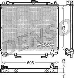 NPS DRM45015 - Radiator, mühərrikin soyudulması furqanavto.az