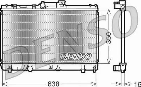 NPS DRM50013 - Radiator, mühərrikin soyudulması furqanavto.az